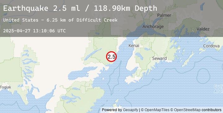 Map of SOUTHERN ALASKA