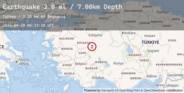 Map of WESTERN TURKEY
