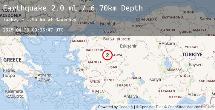 Map of WESTERN TURKEY
