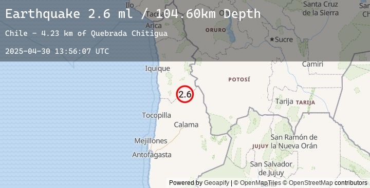 Map of TARAPACA, CHILE