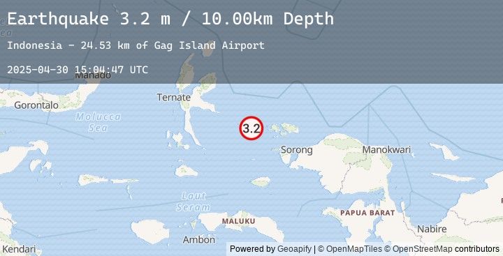 Map of HALMAHERA, INDONESIA