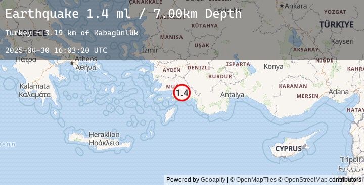 Map of DODECANESE IS.-TURKEY BORDER REG