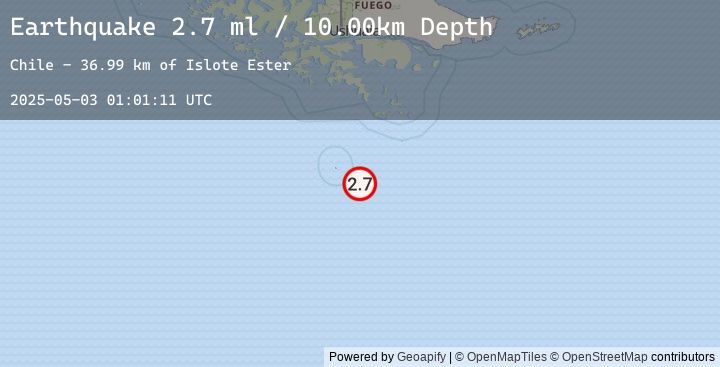 Map of DRAKE PASSAGE