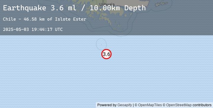 Map of DRAKE PASSAGE