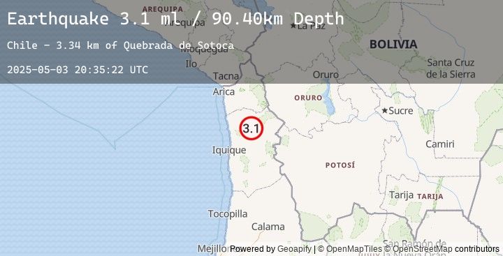 Map of TARAPACA, CHILE