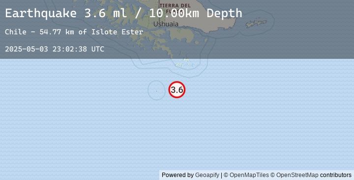 Map of DRAKE PASSAGE