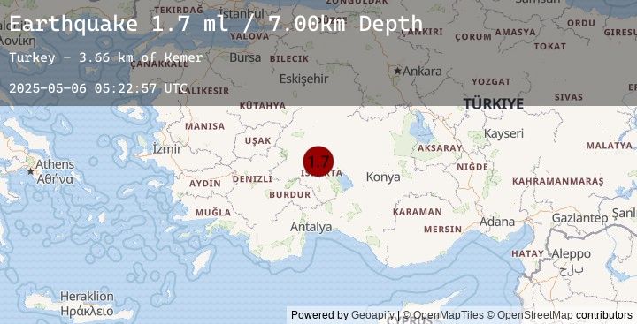 Map of WESTERN TURKEY