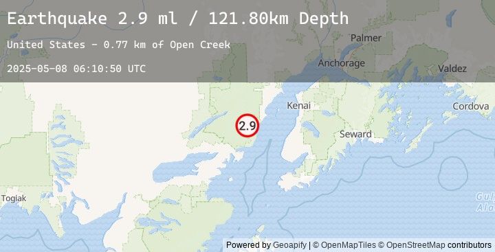 Map of SOUTHERN ALASKA
