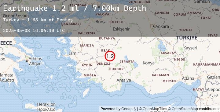 Map of WESTERN TURKEY