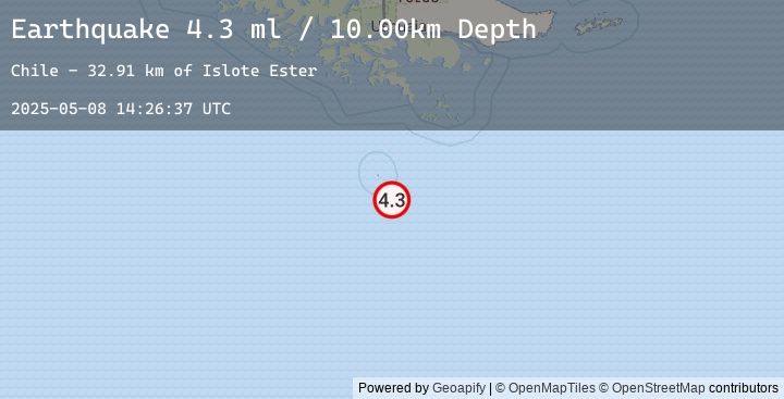 Map of DRAKE PASSAGE