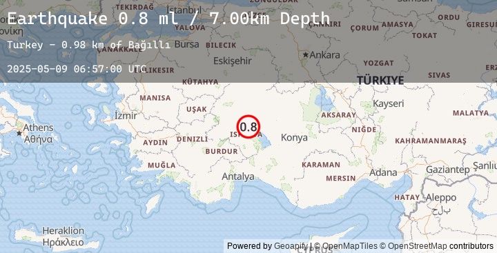 Map of WESTERN TURKEY