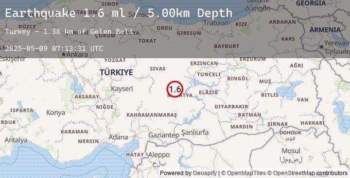 Map of CENTRAL TURKEY