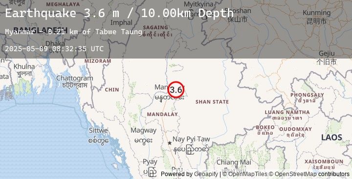 Map of MYANMAR