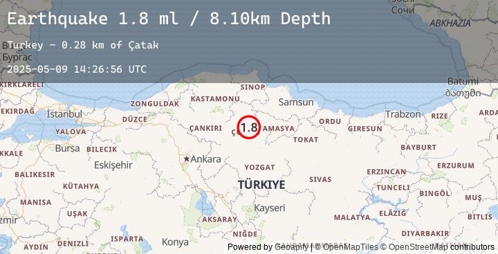 Map of CENTRAL TURKEY