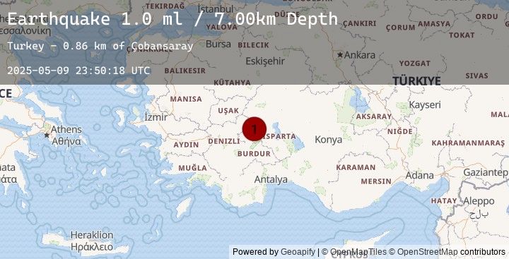 Map of WESTERN TURKEY