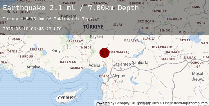 Map of CENTRAL TURKEY
