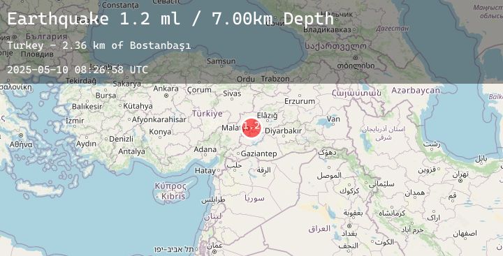 Map of EASTERN TURKEY