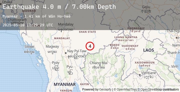 Map of MYANMAR