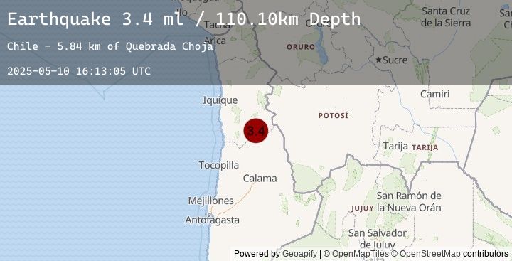 Map of TARAPACA, CHILE