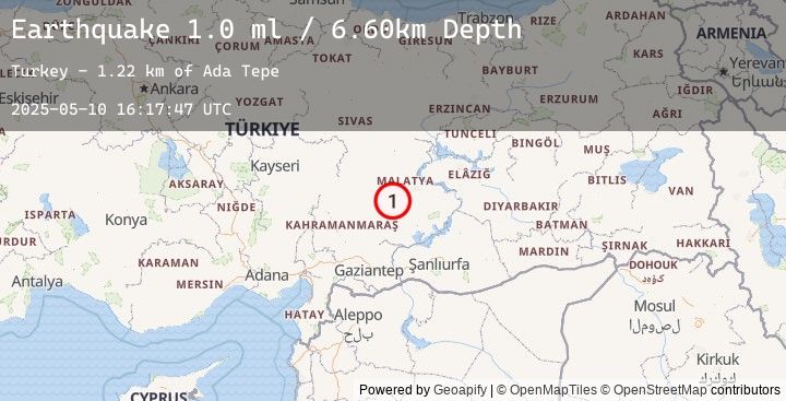 Map of CENTRAL TURKEY