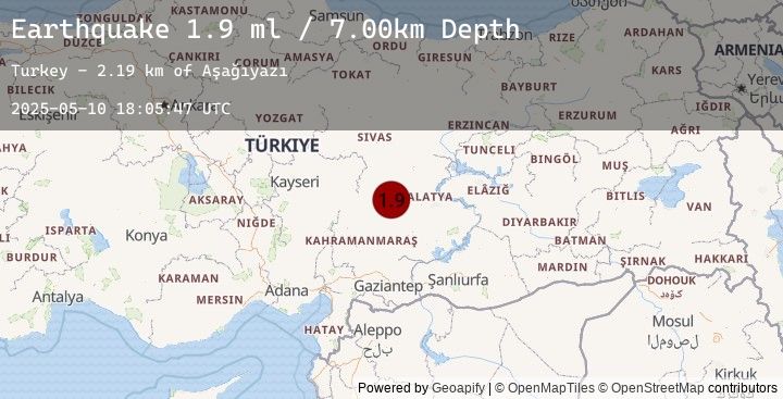 Map of CENTRAL TURKEY