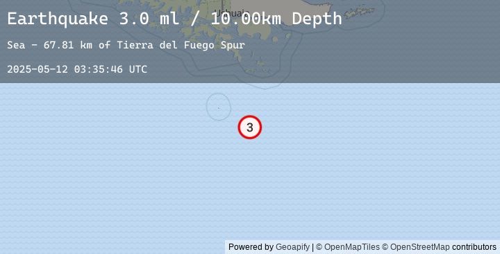Map of DRAKE PASSAGE
