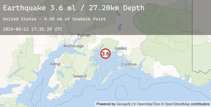 Map of SOUTHERN ALASKA