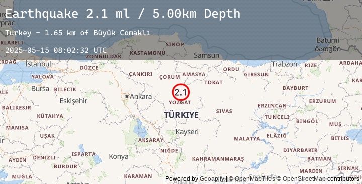 Map of CENTRAL TURKEY