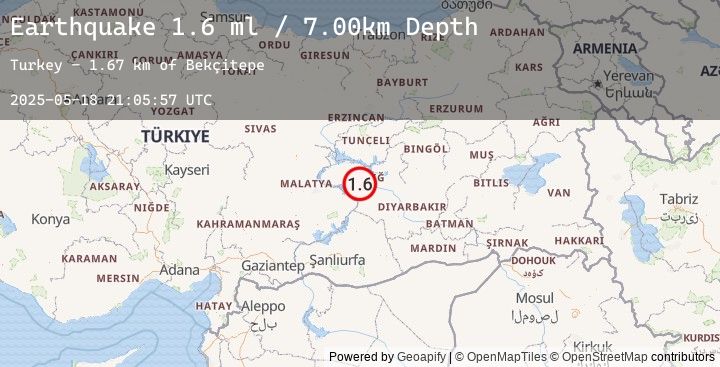 Map of EASTERN TURKEY