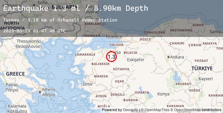Map of WESTERN TURKEY