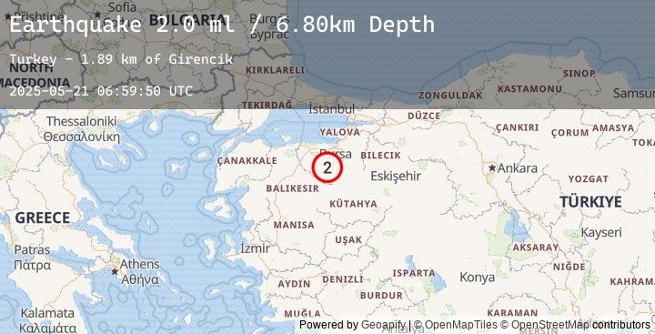 Map of WESTERN TURKEY