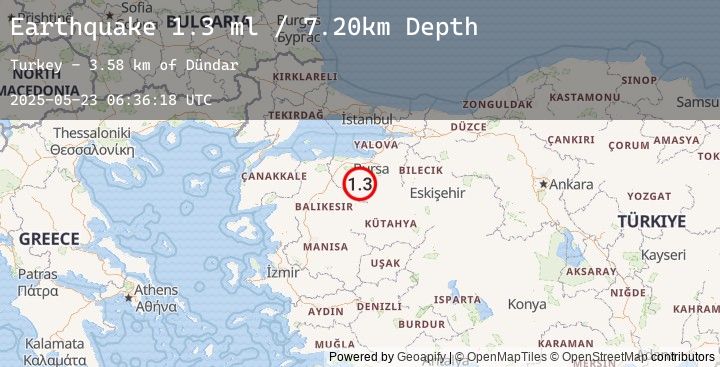 Map of WESTERN TURKEY