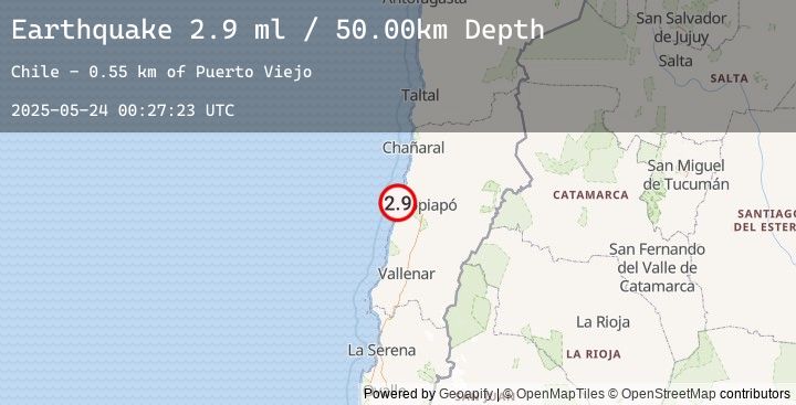 Map of ATACAMA, CHILE