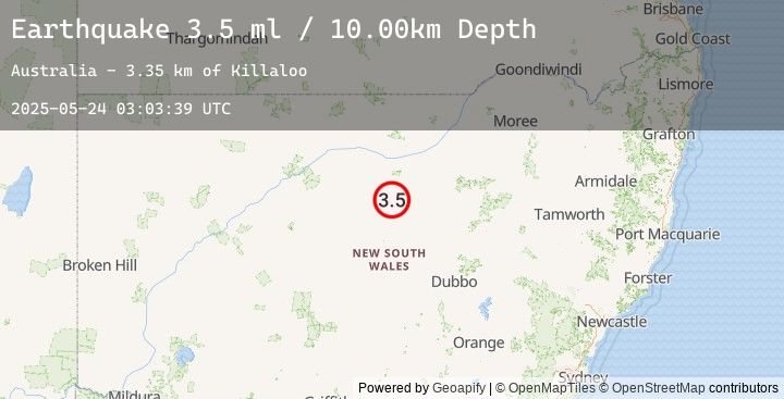 Map of NEW SOUTH WALES, AUSTRALIA