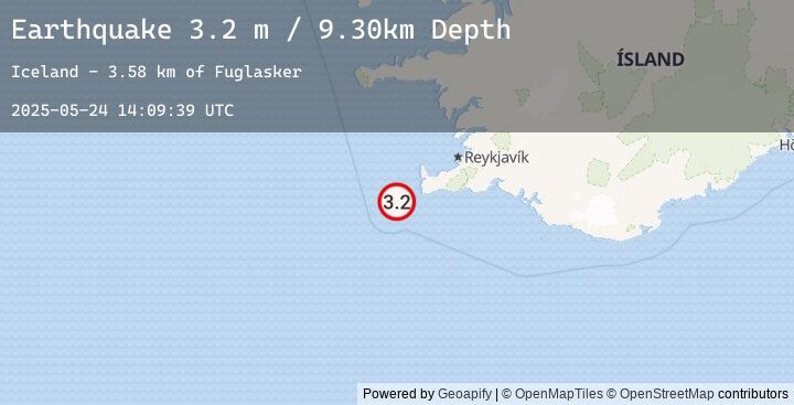 Map of ICELAND REGION