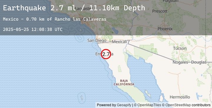 Map of BAJA CALIFORNIA, MEXICO