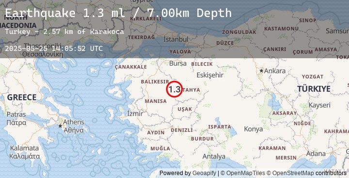 Map of WESTERN TURKEY