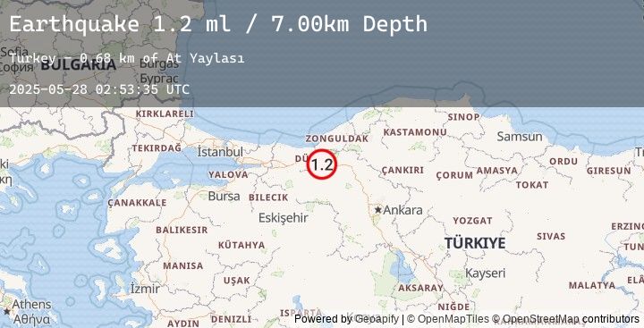 Map of WESTERN TURKEY