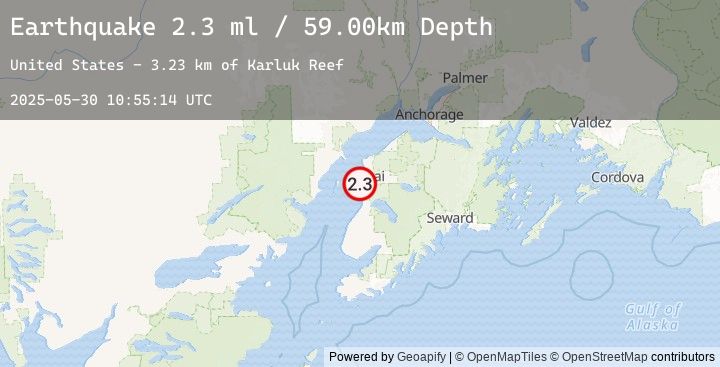 Map of KENAI PENINSULA, ALASKA