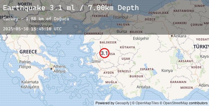Map of WESTERN TURKEY