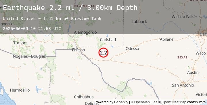 Map of WESTERN TEXAS