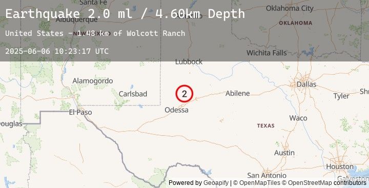Map of WESTERN TEXAS