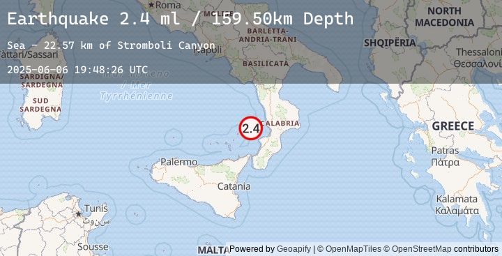 Map of SICILY, ITALY