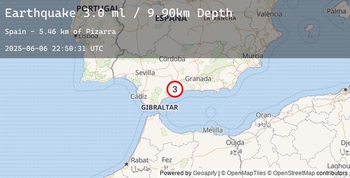 Map of STRAIT OF GIBRALTAR