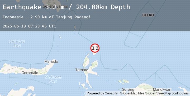 Map of HALMAHERA, INDONESIA