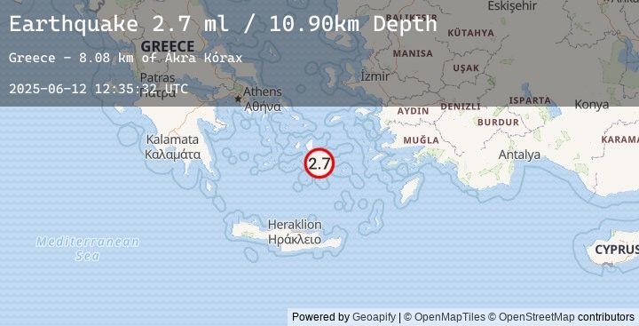 Map of DODECANESE ISLANDS, GREECE