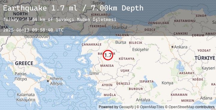 Map of WESTERN TURKEY