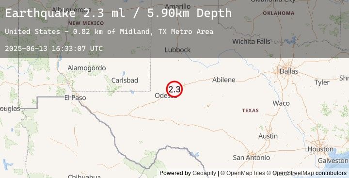 Map of WESTERN TEXAS
