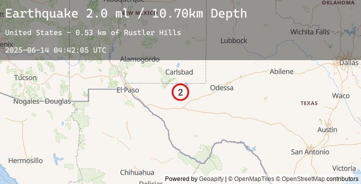 Map of WESTERN TEXAS