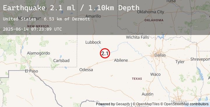 Map of WESTERN TEXAS